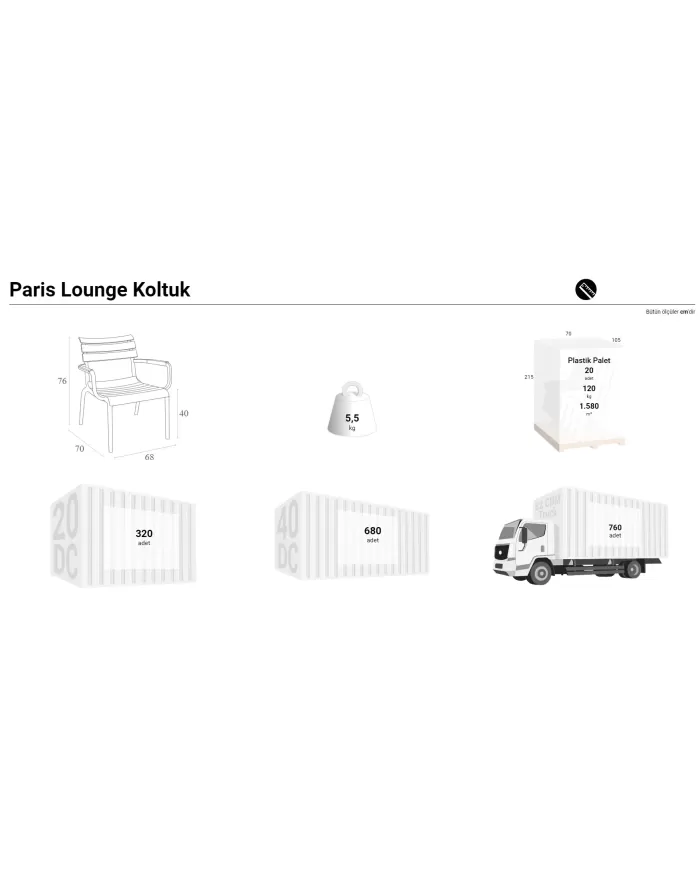 275 PARIS LOUNGE KOLTUK