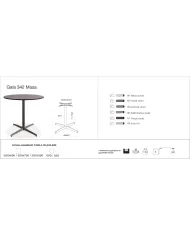 Gala 342 Masa Ø59 / Ø69 / 59x59 / 69x69