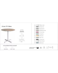 Kross 374 Masa Ø99 / Ø119 / 99x99