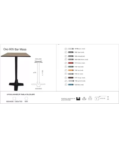 Oxo 605 Masa 69x69 - BAR
