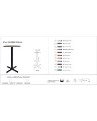 Plus 363 Masa Ø59 / Ø69 / 59x59 / 69x69 - BAR