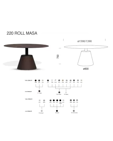Roll 220 Masa Ø139 / Ø159