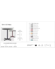 Slim-X 351 Masa Ø59 / Ø69 / 59x59 / 69x69