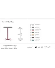 Slim-X 354 Masa Ø59 / Ø69 / 59x59 / 69x69 - BAR