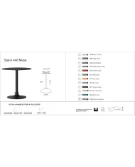 Spark 440 Masa Ø59 / Ø69 / 59x59 / 69x69