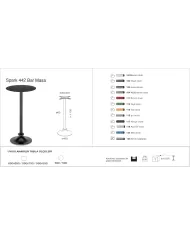 Spark 442 Masa Ø59 / Ø69 / 59x59 / 69x69 - BAR