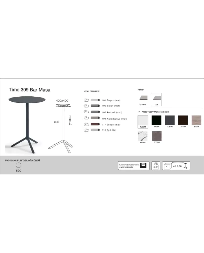 Time 309 Masa (Ø59) - BAR