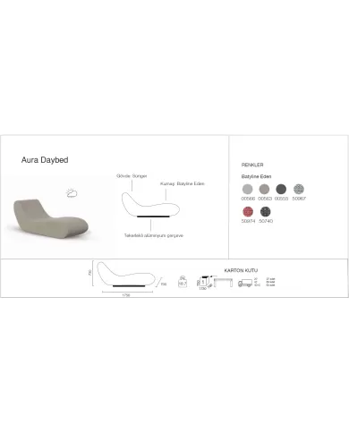 Aura Daybed Şezlong