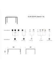 Slim Sehpa 49x99