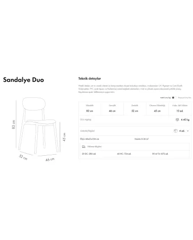 Duo Sandalye