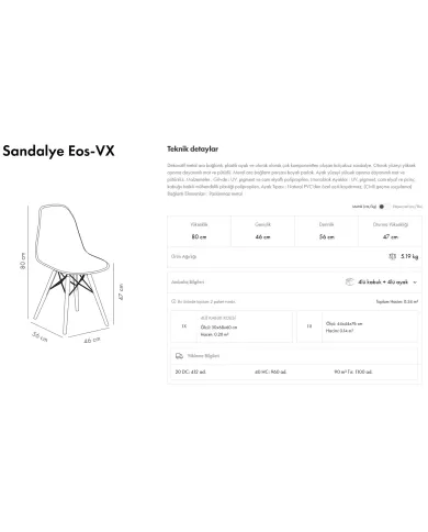 Eos-VX Sandalye