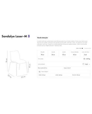 Laser-MB Sandalye