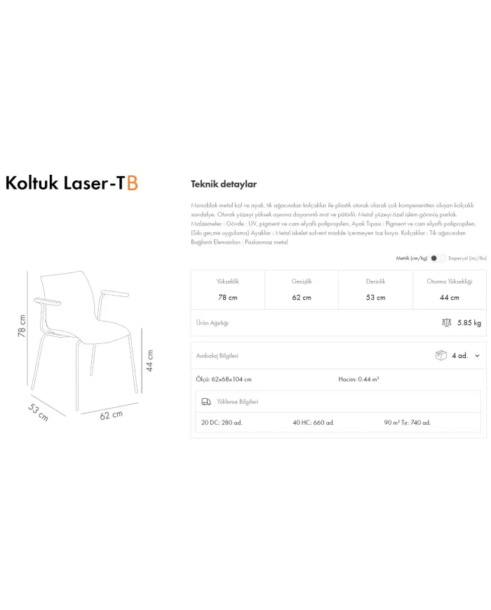 Laser-TB Koltuk