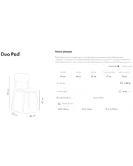 Duo Pad Sandalye