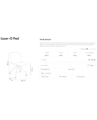 Laser-O Pad Sandalye
