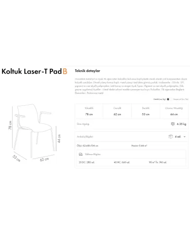 Laser-TB Pad Koltuk