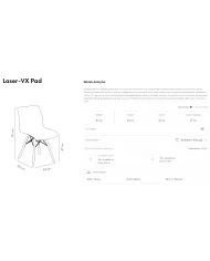 Laser-VX Pad Sandalye