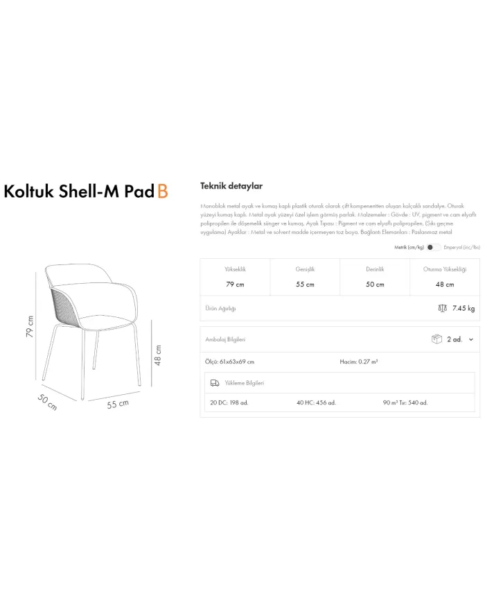 Shell-MB Pad Koltuk