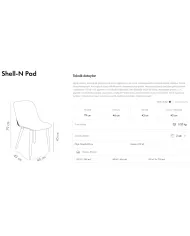 Shell-N Pad Sandalye