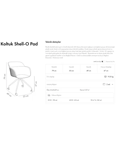 Shell-O Pad Koltuk