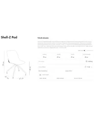 Shell-Z Pad Sandalye