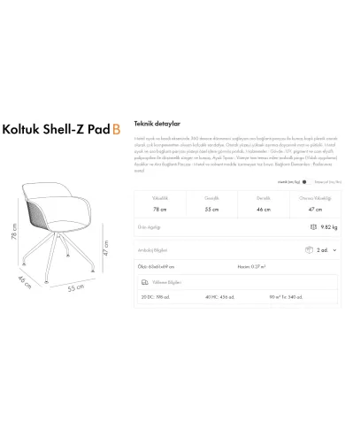 Shell-ZB Pad Koltuk