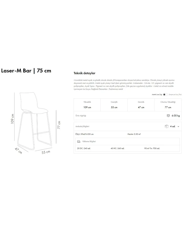 Laser-M Bar 75