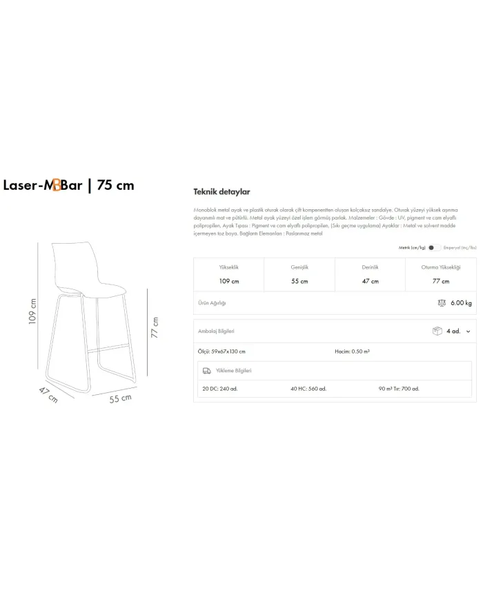 Laser-MB Bar 75