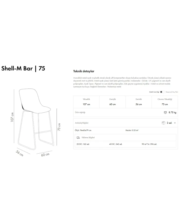 Shell-M Bar 75