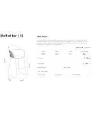 Shell-M Bar Koltuk 75