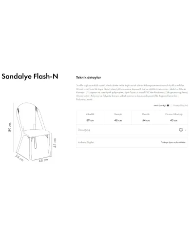 Flash-N Sandalye