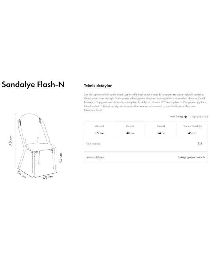 Flash-N Sandalye