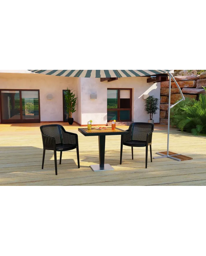 Antares Masa 80×80 | Camlı
