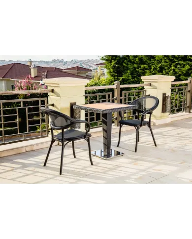 Antares Masa 80×80 | Camlı