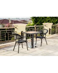 Antares Masa 80×80 | Camlı