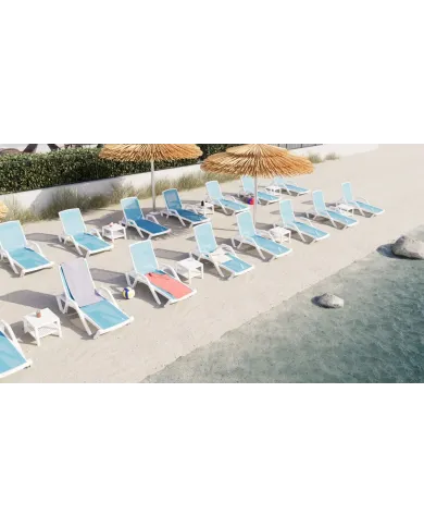 Mare Kolçaklı Şezlong