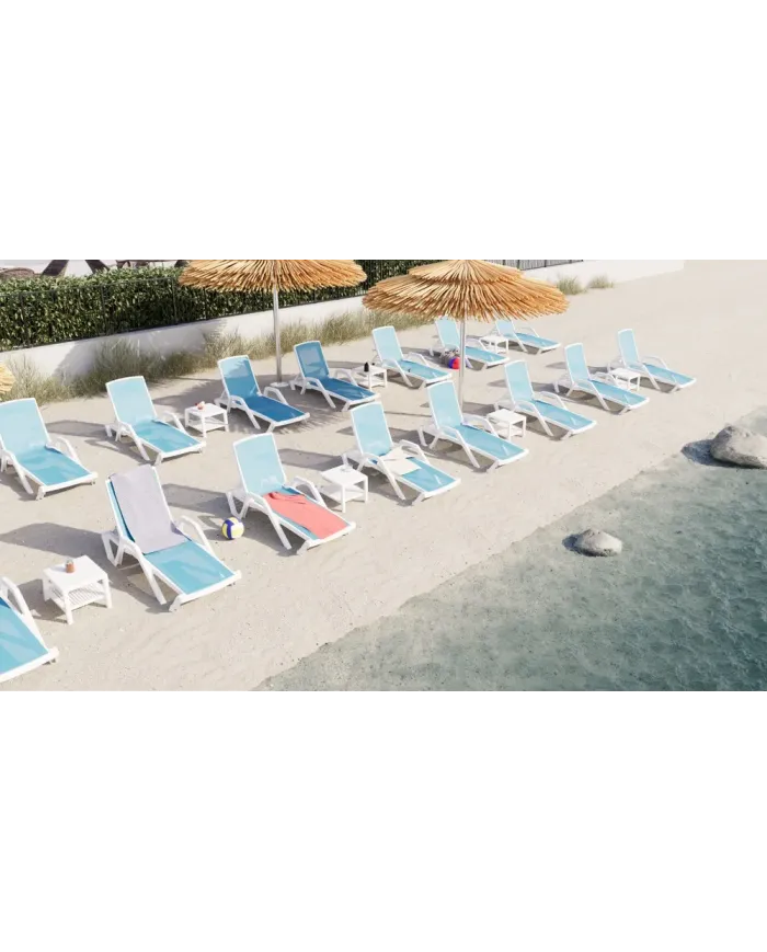 Mare Kolçaklı Şezlong