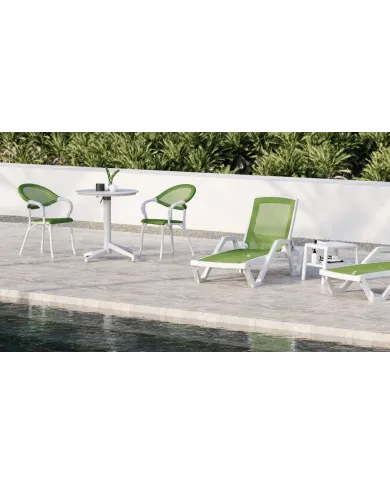 Mare Kolçaklı Şezlong
