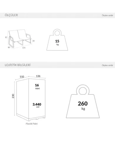 234 PACIFIC LOUNGE SOFA KOLTUK