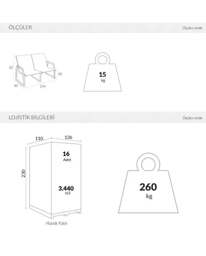 234 PACIFIC LOUNGE SOFA KOLTUK