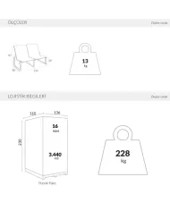 233 PACIFIC LOUNGE SOFA SANDALYE