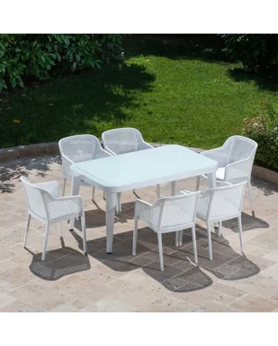 Masa Takımı Osaka 90x150 & Octa Koltuk | 6 Kişilik