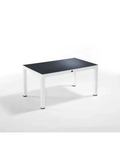 033 Wood Masa 90x150 Noktalı Camlı