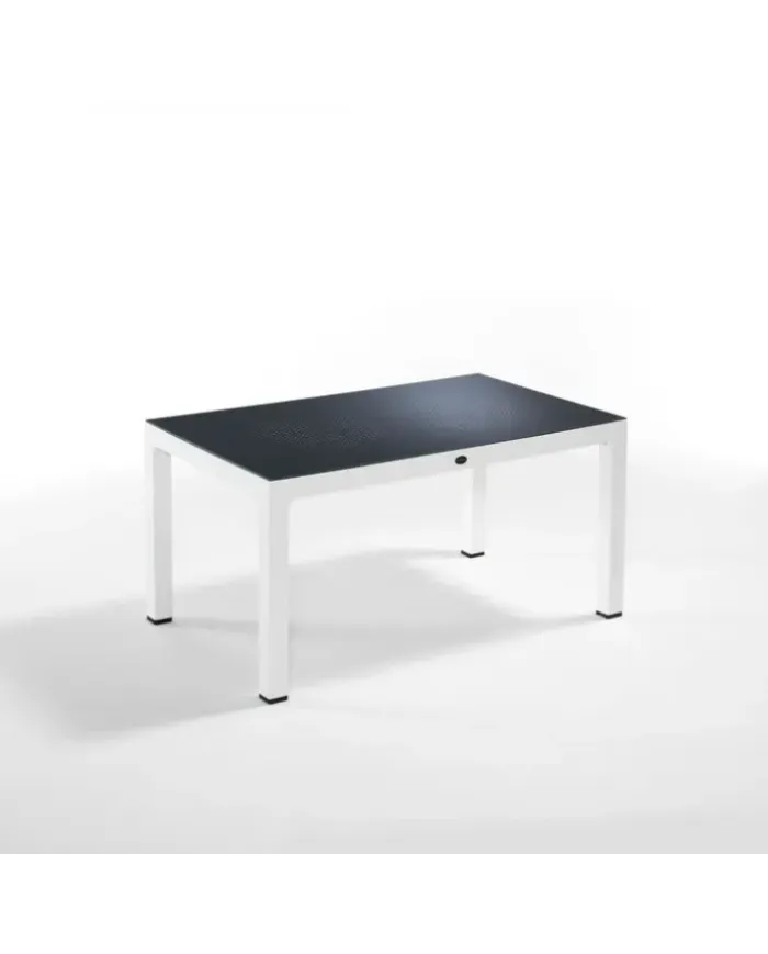 033 Wood Masa 90x150 Noktalı Camlı