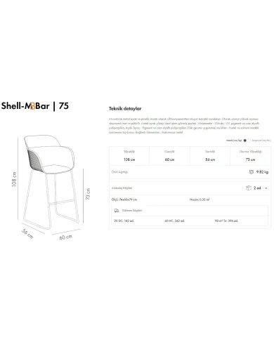 Shell-MB Bar Koltuk 75
