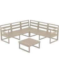 134 MYKONOS LOUNGE KÖŞE SET (MİNDERSİZ)