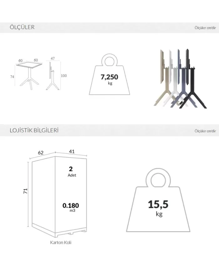 114 SKY KATLANIR MASA 60