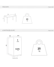 186 ARES MASA 80x140