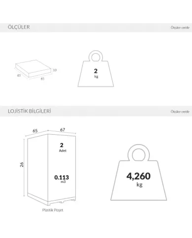 141 MYKONOS OTURAK MİNDERİ