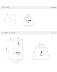 858 MIAMI MİNİ SEHPA